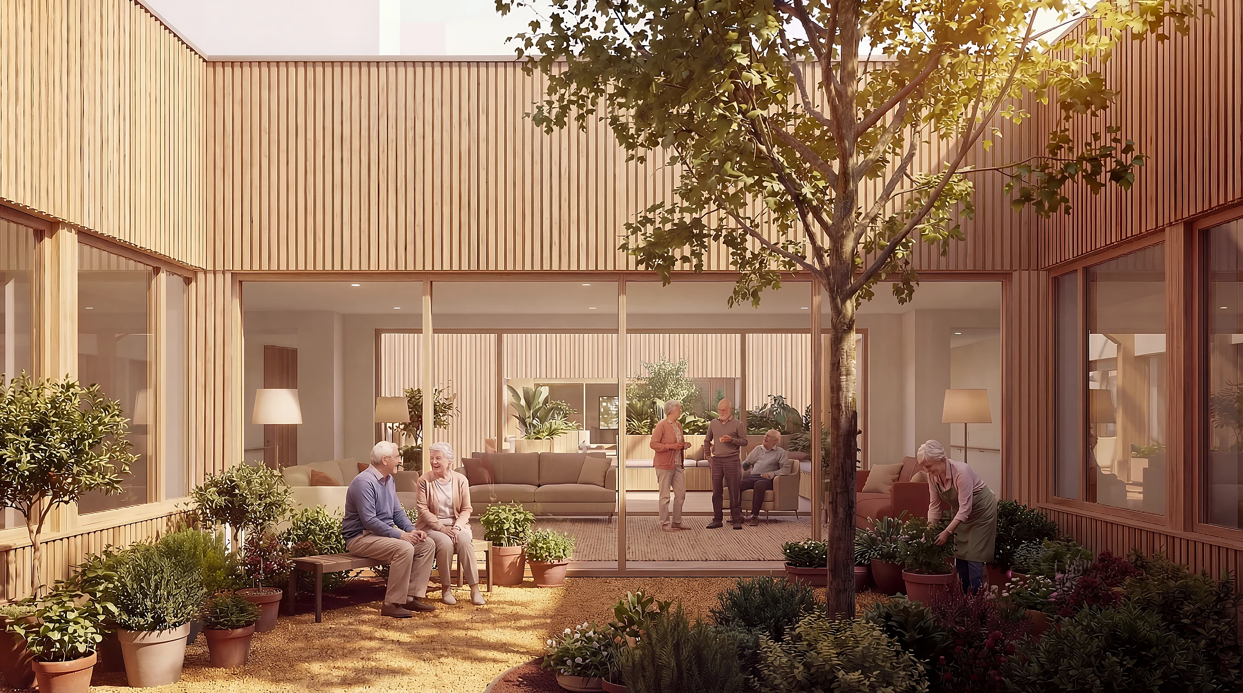 Senior Coliving / Residential, Community and intimacy